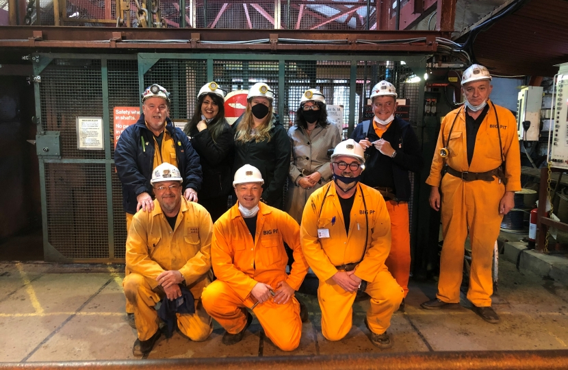 Natasha Asghar Visits Big Pit