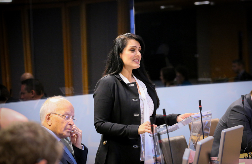 Natasha Asghar MS in the Welsh Parliament.