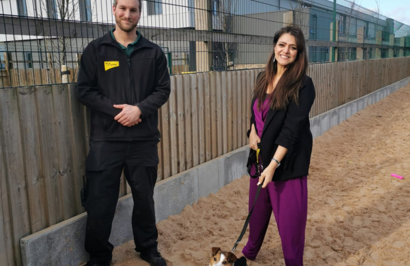 Natasha meets Centre Manager Chris