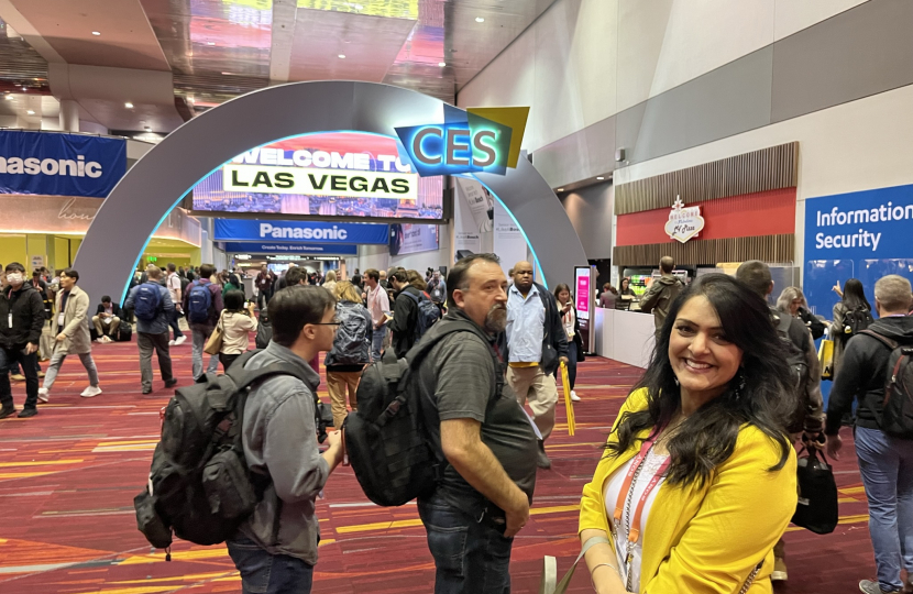 Natasha Asghar MS at CES.