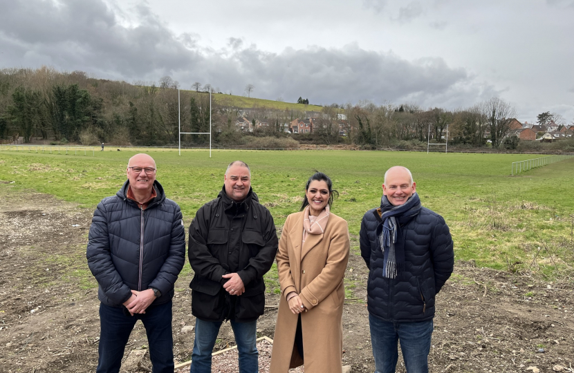 Natasha Asghar MS with the team behind the scheme.