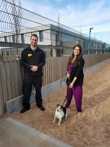 Natasha meets Centre Manager Chris