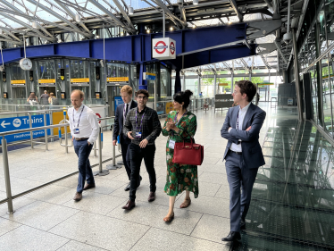 Natasha Asghar MS at Heathrow Airport.